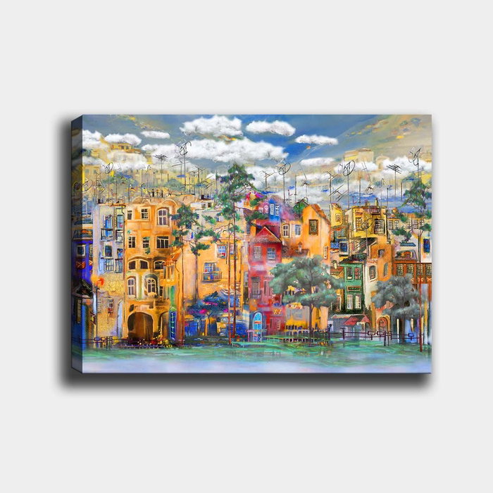 Wallity Lienzo Decorativo Multicolor 70 x 100 cm